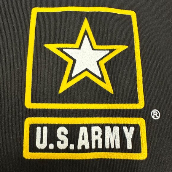 U.S. Army Physical Fitness Uniform T-Shirt Medium Black 100% Polyester - Picture 1 of 5